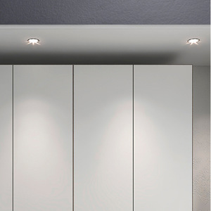 Poignée longue en aluminium pour porte coulissante d'armoire, avec loquet dissimulé sans fente, montée latéralement dans le tiroir - Product Image 3