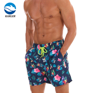 Özel erkek kurulu hızlı kuru plaj erkekler kısa düz pantolon erkek mayo şişman adam mayo streç aşınma şort yüzmek - Product Image 4