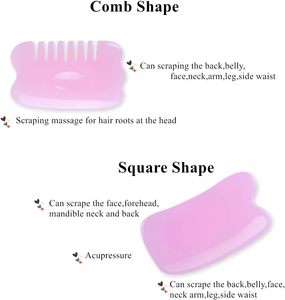 Strumento Gua Sha Ecologico per Alleviare la Tensione Muscolare, Raschietto in Resina per Viso e Corpo, Massaggiatore per Rilasciare Nodi e Ridurre il Dolore - Product Image 3