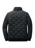 Nouvelle Doudoune Homme Réversible Automne Hiver Col Montant Décontractée Chaude Imperméable Fermeture Éclair Style Vintage