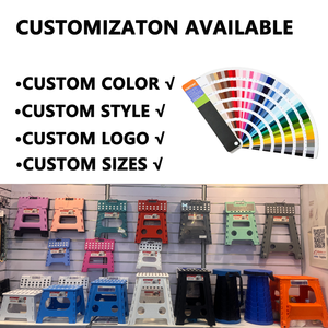 Custom Groothandel 9 Inch Kleine <span class=keywords><strong>Plastic</strong></span> Opvouwbare <span class=keywords><strong>Plastic</strong></span> Kruk Stoel Met Handvat - Product Image 5