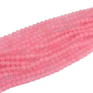 Groothandel 6mm-10mm roze ronde kristallen kralen accessoires natuurlijke steen losse kralen voor het maken van sieraden - Product Image 4
