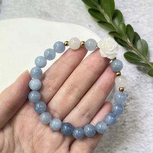 Pulsera de Piedra Natural con Cuentas de Vidrio Coloridas, Nuevos Comenzos, Profesional, Sin Comisión Intermedia, Auditoría de Fábrica, Soporte - Product Image 3