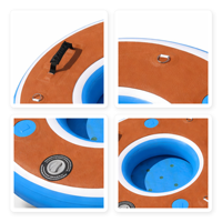 Plateforme flottante gonflable de qualité supérieure, directement de l'usine, pour piscine, lac, plage, club et fête sur yacht