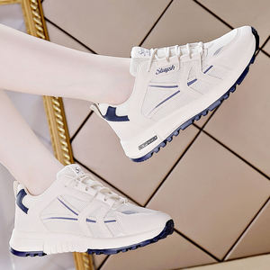 Sepatu ujian sekolah menengah wanita, sepatu lari ujian pendidikan fisik tali lompat penyerap guncangan sol lembut ringan - Product Image 3