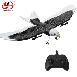 Hot 405mm Wingspan Eagle RC Foam Plane Toys 2.4G Glider Airplane Helicopter Remote Control Aircraft Model With Light