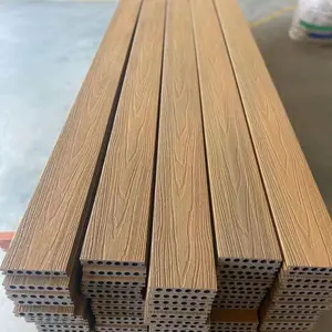 140x23mm cina di legno cavo di plastica composito piano di calpestio per il nuoto bordo del ponte e terrazza