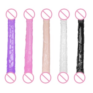 <span class=keywords><strong>Style</strong></span> tendance Gay et Lesbien 15 pouces Géant Double tête avec gode extra long pour jouets sexuels - Product Image 3