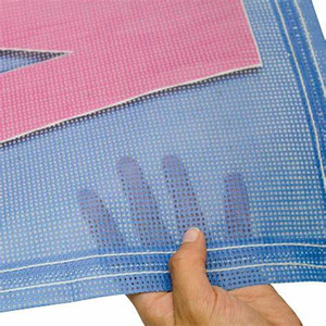 طباعة مخصصة شبكة مزدوجة الوجهين 54 "x150 لافتة مطبوعة بالألوان الكاملة لافتة فينيل علامة مع الحلقات - Product Image 3