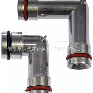 Juego de adaptadores de manguera de refrigerante Buick 3.8L 47065HP 12565082 24503423 de acero inoxidable para Chevy Pontiac, reemplazo y reparación - Product Image 4