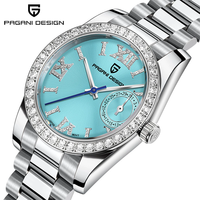 Montre pour femme PAGANI DESIGN, simple, en acier inoxydable, étanche, calendrier, cadran haut de gamme avec diamants, bracelet pour femme, quartz VH65