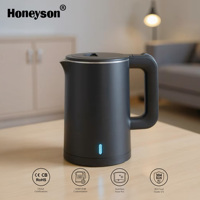 Bouilloire électrique sans fil portable en acier inoxydable 304, capacité de 1 L, arrêt automatique, protection contre l'ébullition à sec, température 220 V
