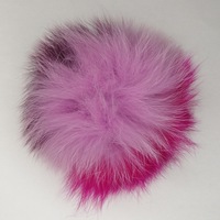 Pompons / Boules en fourrure de renard haute qualité, colorés, écologiques, vente en gros d'usine, taille 10 cm