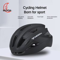 Casque de vélo MOON YM08, nouveau design unisexe, protection de sécurité pour la conduite sur route, avec feu arrière USB, matériau PC+EPS