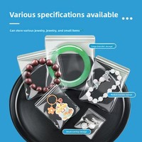 Sacs refermables en PVC transparent, pochettes de rangement compressibles, emballage pour bijoux, montres, lunettes, boucles d'oreilles, bagues