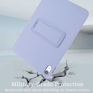 Support Pliant Portable Ajusté Béquille Antichoc Cas pour <span class=keywords><strong>iPad</strong></span> Air 4 5 6 7 Pad11 2025 A16 Doux TPU Peau Tactile Tablette Couverture - Product Image 2