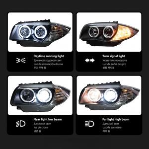 Conjunto de Faros LED para <span class=keywords><strong>BMW</strong></span> Serie 1 <span class=keywords><strong>E87</strong></span> 2004-<span class=keywords><strong>2011</strong></span>, Ojo de Ángel, Luz de Señal de Giro, Luz Diurna LED - Product Image 3