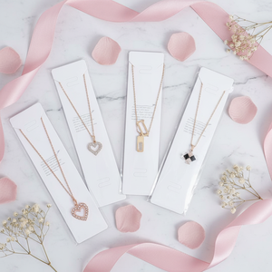 स्टेनलेस स्टील गहने थोक फैशन महिलाओं के हार कारखाने थोक सस्ते हार - Product Image 3