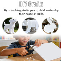 Panneau de peinture DIY pour enfants en plastique PP écologique, résistant à l'eau et à la poussière, idéal pour l'art des enfants en extérieur