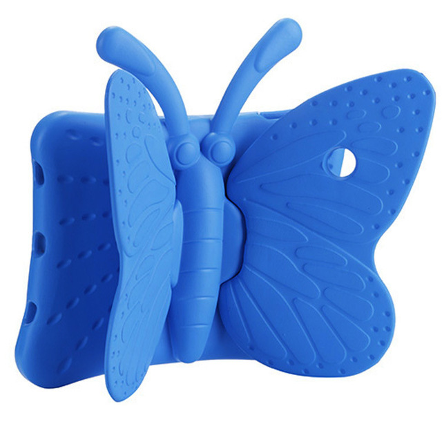 Coolsonic iPad Mini 6/7 8.3inch Kid-Friendly Butterfly Cartoon EVA Rubber Foam Case Shockproof Full-body Protection