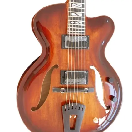 Yunzhi single cutaway maple handmade jazz guitar customizable maple jazz acoustic electric guitar instruments musical