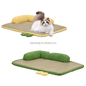 थोक ग्रीष्मकालीन पतली बिल्ली केनेल प्यारा कार्टून कुत्ते बिस्तर और बिल्ली केनेल बॉक्स पैकिंग सस्ते पालतू फर्नीचर ठंडा कुत्ते चटाई - Product Image 5