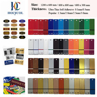 Plaque en plastique ABS double couleur, 2 couches, gravure CNC, plaques acryliques bicolores pour enseignes publicitaires et badges