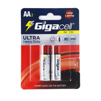 Batería de 1,5 V, tamaño AA UM3, batería de carbono y zinc R6, celda ultrarresistente para juguetes/relojes/controles remotos