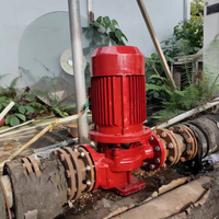Pompe centrifuge verticale monophasée de qualité OEM/ODM, pompe à incendie haute pression, vente en gros
