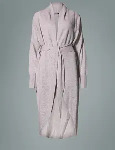 Cashmere Robe Lady Fashion Cashmere Knitted Robe Wholesale Women's Robe