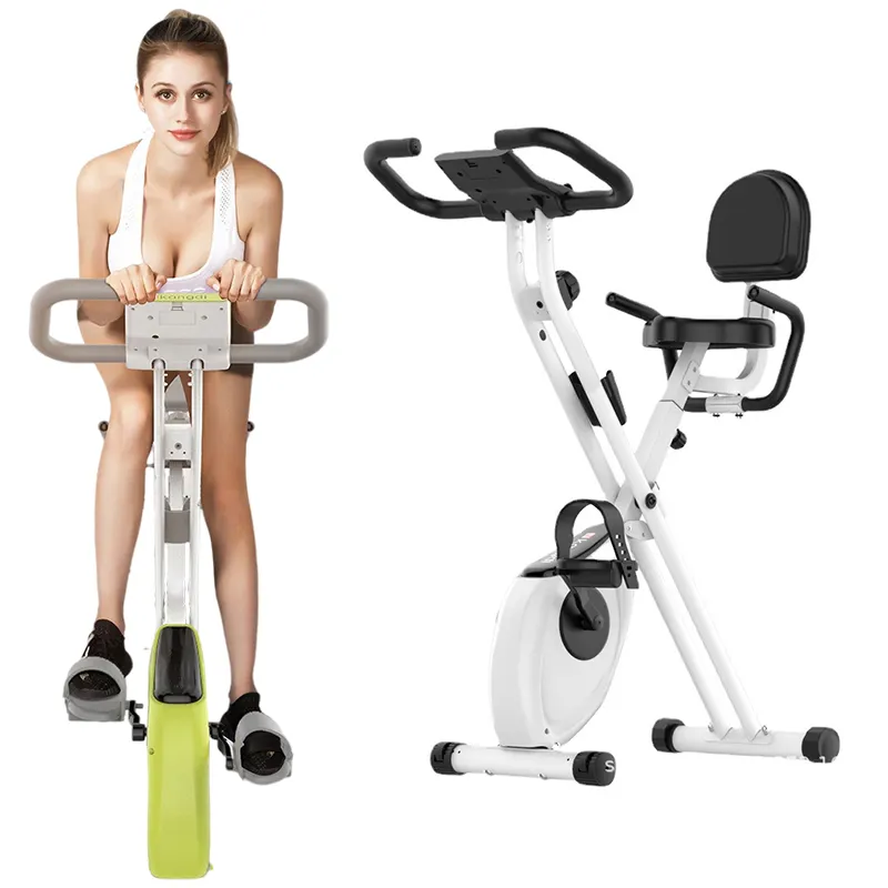 Yiwu Free Delivery Spinning Professional Training Black Green Folding Fitness Spin Exercise Bike