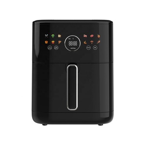 Friteuse à air de 6 L, 1800 W, fenêtre visible, intérieur sans revêtement, 12 fonctions, cuisson saine - Product Image 2