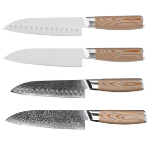 Новый Профессиональный кухонный 8 дюймов ручной Кованый Дамаск G10 Ручка шеф-поварский нож с 67 слоями стали