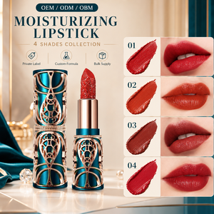 <span class=keywords><strong>Rossetto</strong></span> Intagliato HIH Phoenix Yuyue Trucco Colore Setoso Retrò Fiore con Trucco <span class=keywords><strong>Rosso</strong></span> Stile Nazionale Texture - Product Image 1