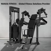 Nouvelle conception d'équipement de fitness professionnel pour la musculation, machine à pullover latéral à charges réglables pour les clubs de fitness