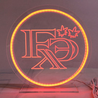 Letrero de Neón LED Retroiluminado Personalizado con Impresión UV, Sin Pedido Mínimo, Logotipo Comercial, Publicidad para Tiendas, Letrero Acrílico para Empresas, Resistente al Agua IP65