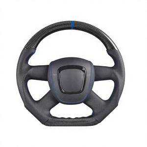 Volante de Coche de Fibra de Carbono Forjado con LED y Alcántara para <span class=keywords><strong>Audi</strong></span> A4 B8 B8.5 <span class=keywords><strong>A6</strong></span> C7 C7.5 <span class=keywords><strong>S</strong></span> <span class=keywords><strong>Line</strong></span> 2011 2012 2013 2014 <span class=keywords><strong>2015</strong></span> 2016 2017 - Product Image 1