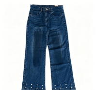 Costume en jean décontracté slim fit pour homme sur mesure |   Veste en jean marron grande taille |   Logo disponible