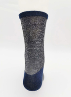 Fjjs2064 — chaussettes en maille transparente métallique, Lurex brillant, maille transparente, à paillettes, en résille Ultra fine, pour femmes