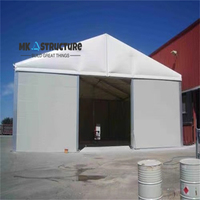 Tente de stockage d'entrepôt personnalisée, structure en aluminium, PVC, temporaire, pour extérieur, pour voitures, mines, grands détaillants, occasions industrielles