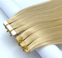 Extensions de cheveux naturels de qualité supérieure en gros, extensions de cheveux Remy naturels de haute qualité avec bande adhésive en PU