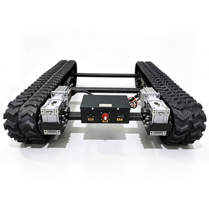 Chasis de orugas de caucho 2000 1800 400mm, motor de 2.8kw, función de estacionamiento, carga de 1.5 toneladas, alta plasticidad, personalización completa de la máquina - Product Image 1