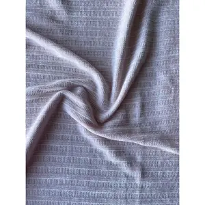 Lady palto için yeni gelenler 100% Polyester örme jakar kumaş mikrofiber şönil kumaş