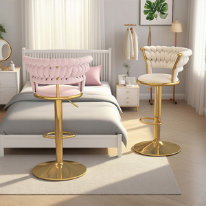 Tabouret <span class=keywords><strong>de</strong></span> <span class=keywords><strong>bar</strong></span> multifonctionnel rotatif, réglable en hauteur <span class=keywords><strong>de</strong></span> 790 à 990 mm, pour tous les comptoirs <span class=keywords><strong>de</strong></span> <span class=keywords><strong>bar</strong></span> - Product Image 1