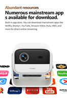 Prix d'usine S7 Smart Mini Projecteur Android 3D LED DLP 600 ANSI, petit projecteur mobile portable WIFI pour cinéma maison