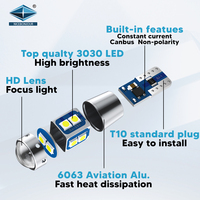 T10 W5W Superhelle 3030 LED Auto-Innenraumleuchte Markierungsleuchte 168 194 LED Auto-Keilparkleuchten Universal 12V~24V