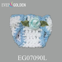 EG07090L Mini Gestrickte Häkel-Geschenke aus 100% Baumwolle für Babypartys in Braun/Rosa für Chinesisches Neujahr Schnelle Lieferung