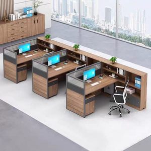 Wayon Moderner Schwarz-Weißer MDF-Computertisch mit Tastaturauszug, Bücherregal & Schublade, Geräumiger Schreibtisch für das Home Office - Product Image 6