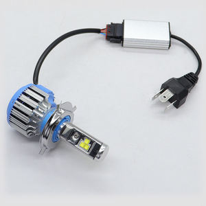 Promotion Phare LED de moto à faisceau haut et bas H1 H3 H4 H7 9005 9006 T1 avec ventilateur, puce Cree, 40W 8000LM - Product Image 5