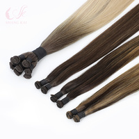 Extensions de cheveux humains naturels vierges en gros, double trame, Remy, cheveux russes, couleur personnalisée, longueur 8"-30", marque SK